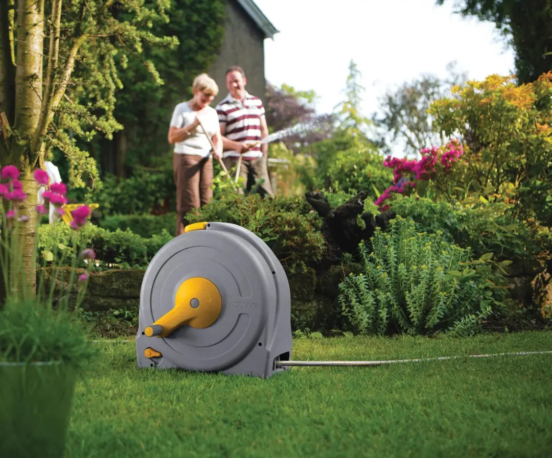 Hozelock Fast Reel Slanghaspel 40m - Ø12.5mm - Grijs