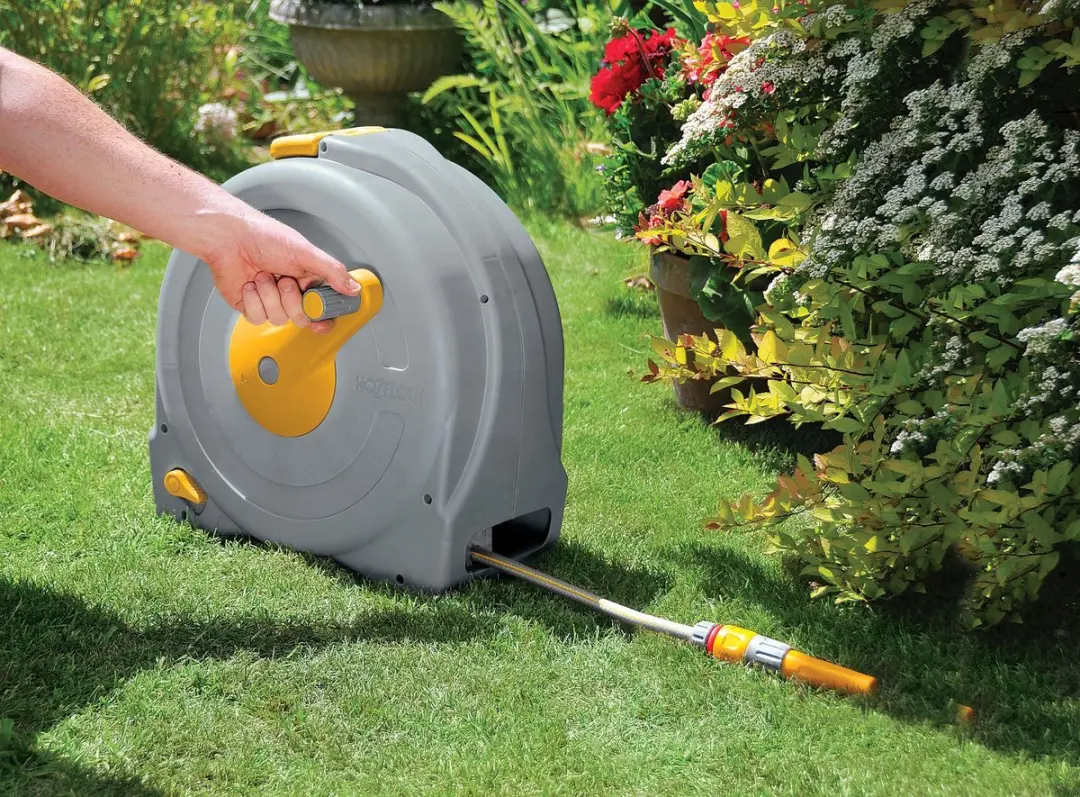 Hozelock Fast Reel Slanghaspel 40m - Ø12.5mm - Grijs