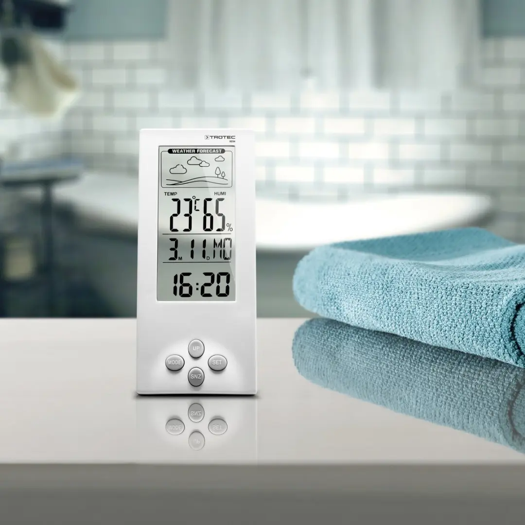 Trotec BZ06 Design Weerstation - Wekker met Sluimerknop - Wit - afbeelding 6 van 6