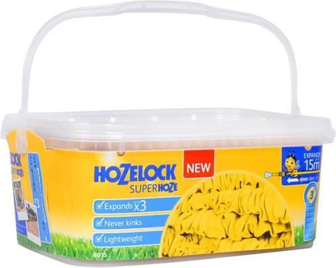 Hozelock SuperHoze Uitrekbare Slang 15m - 0,9cm - Compleet