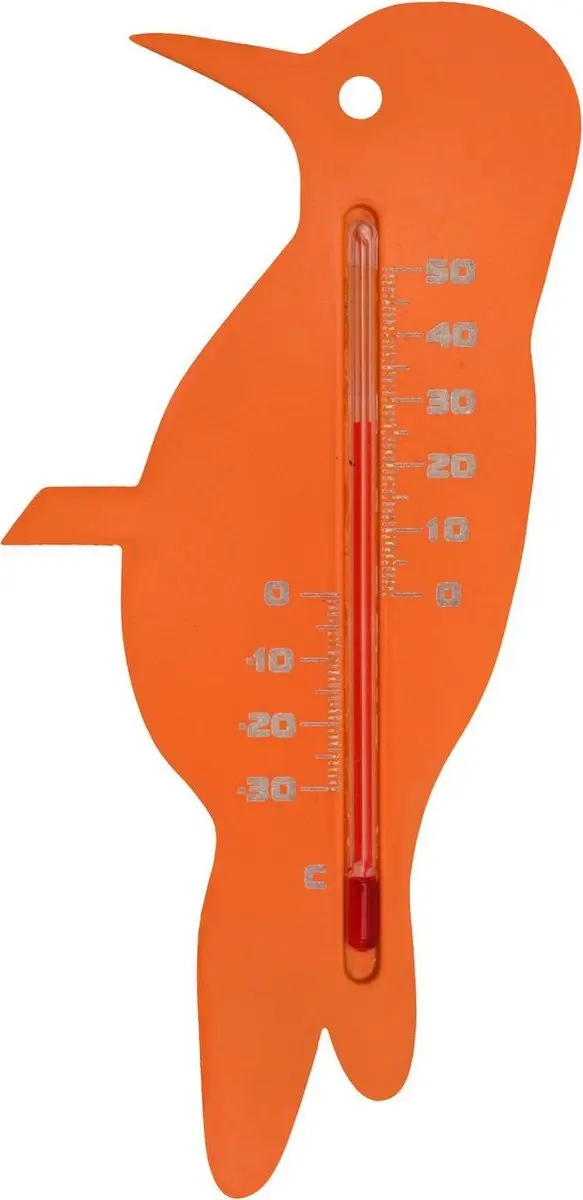 Nature Thermometer Oranje Specht 15cm