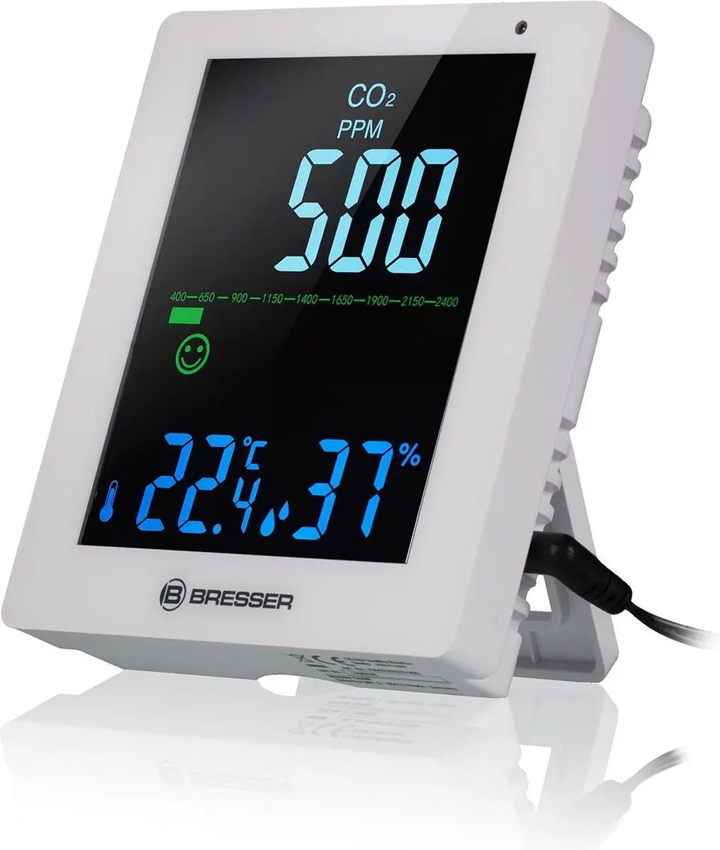 Bresser CO₂ Air Quality Monitor Smile