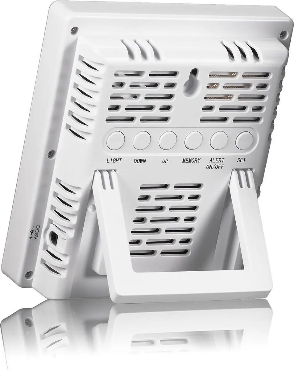 Bresser CO₂ Air Quality Monitor Smile - Wit