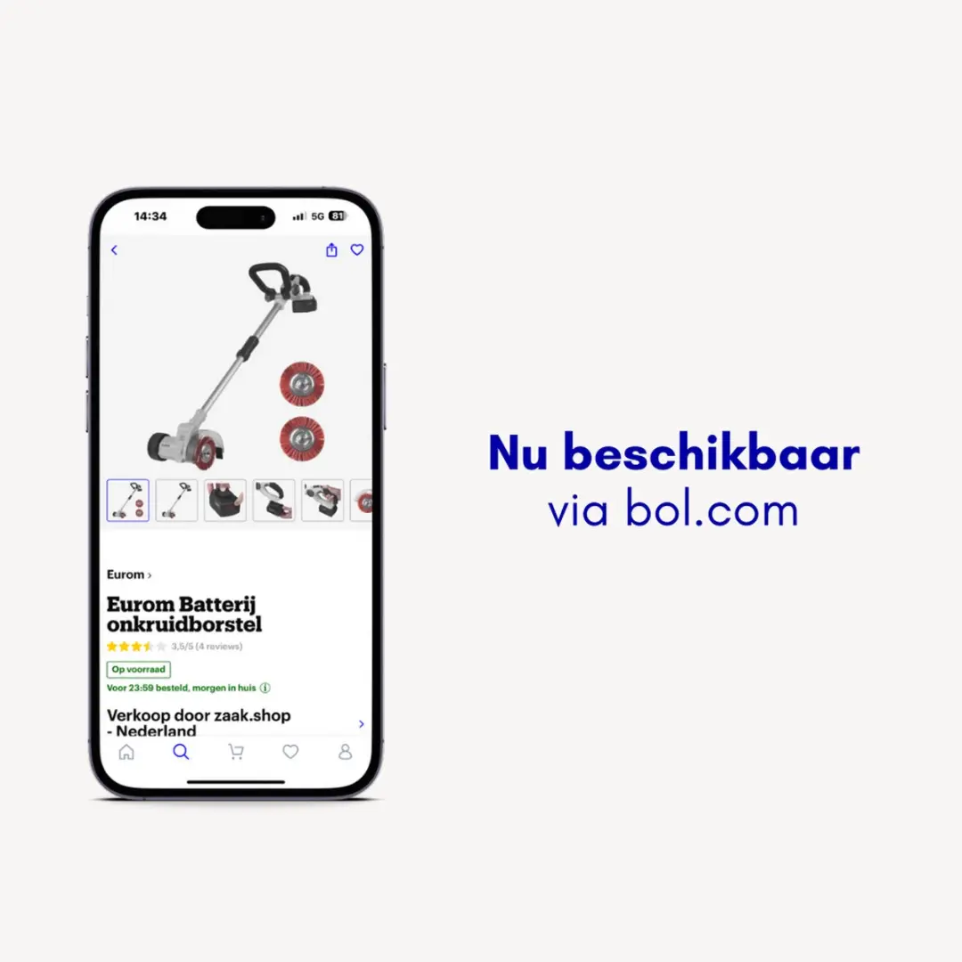 Eurom Batterij Onkruidborstel 4000mAh - 1x
