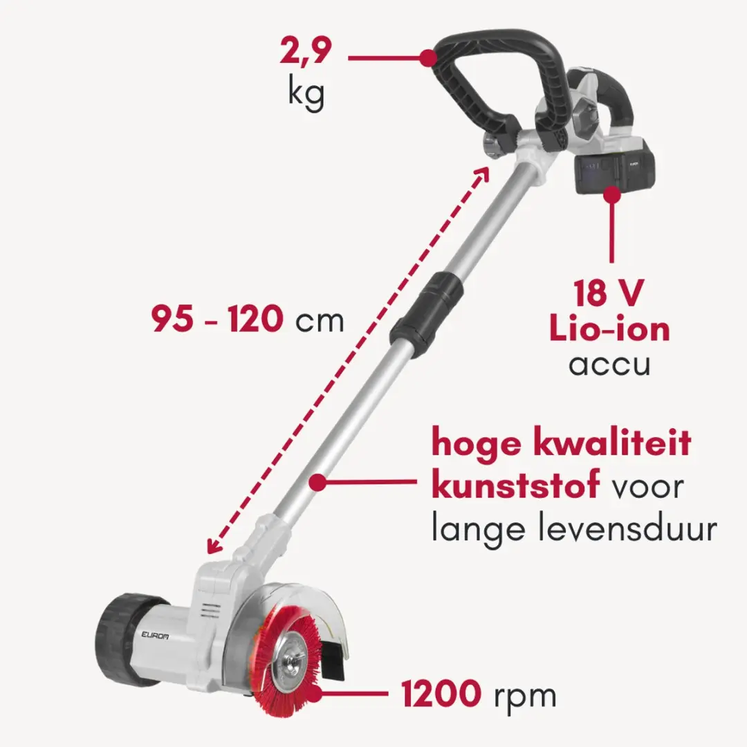 Eurom Batterij Onkruidborstel 4000mAh - 1x