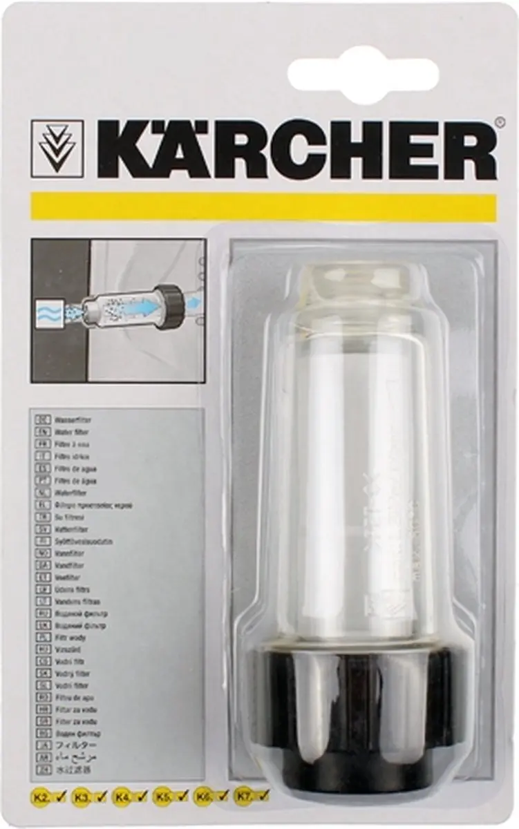 Kärcher Waterfilter voor Hogedrukreinigers