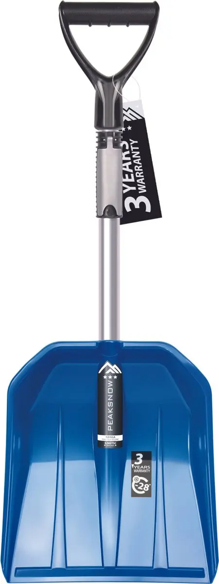 Prosperplast Sneeuwschep Blauw - Uitschuifbaar