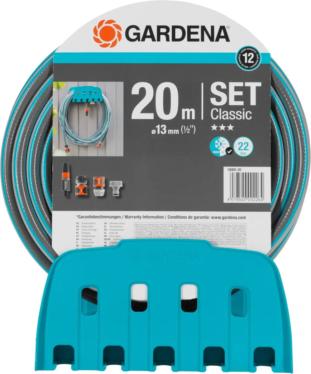 Gardena Classic Wandhouder 20m Tuinslang - 12 Jaar Garantie