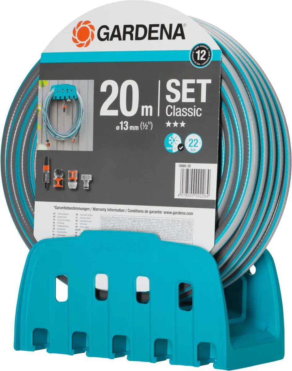Gardena Classic Wandhouder 20m Tuinslang - 12 Jaar Garantie