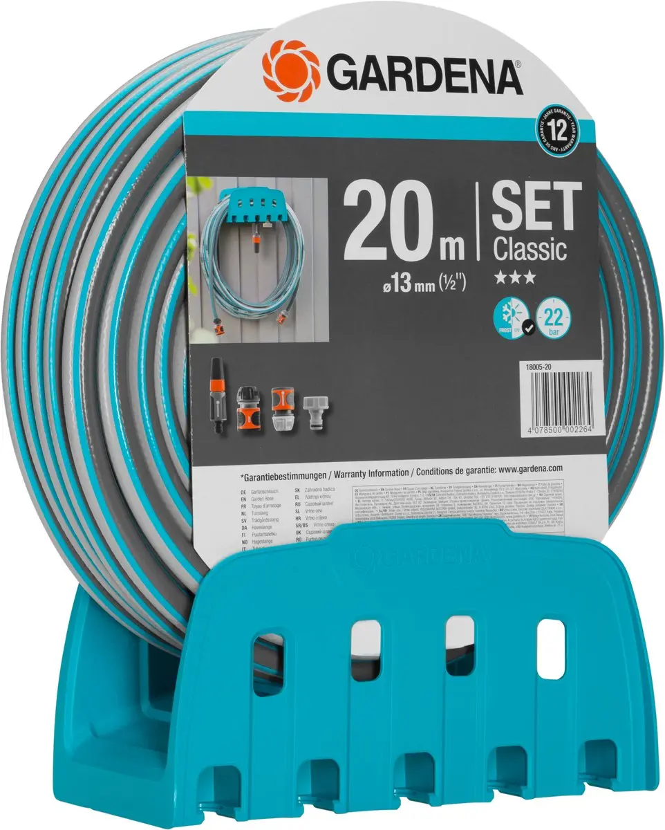 Gardena Classic Wandhouder 20m Tuinslang - 12 Jaar Garantie