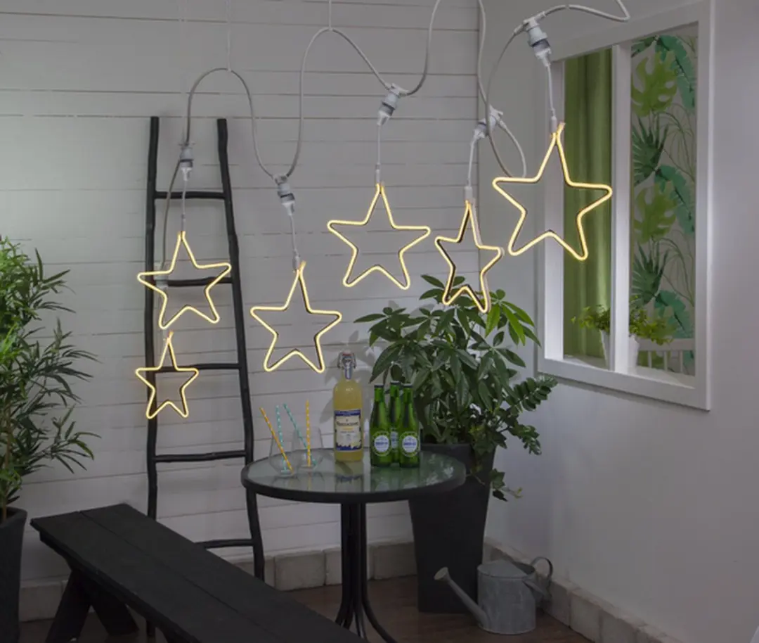 Star Trading Buitenverlichtingsketting EXTRA Connecta E27 Wit