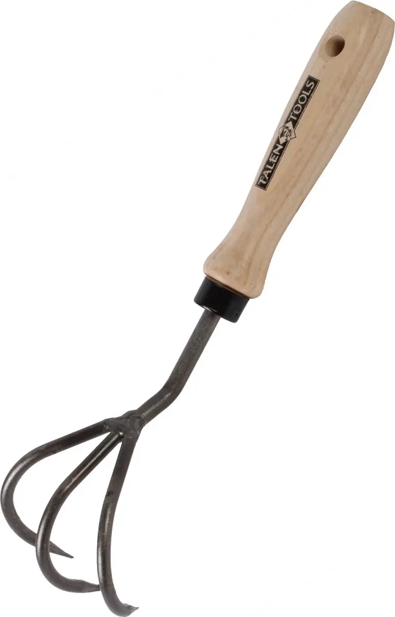 Talen Tools Handkrabber Gesmeed Staal Essenhouten Handvat
