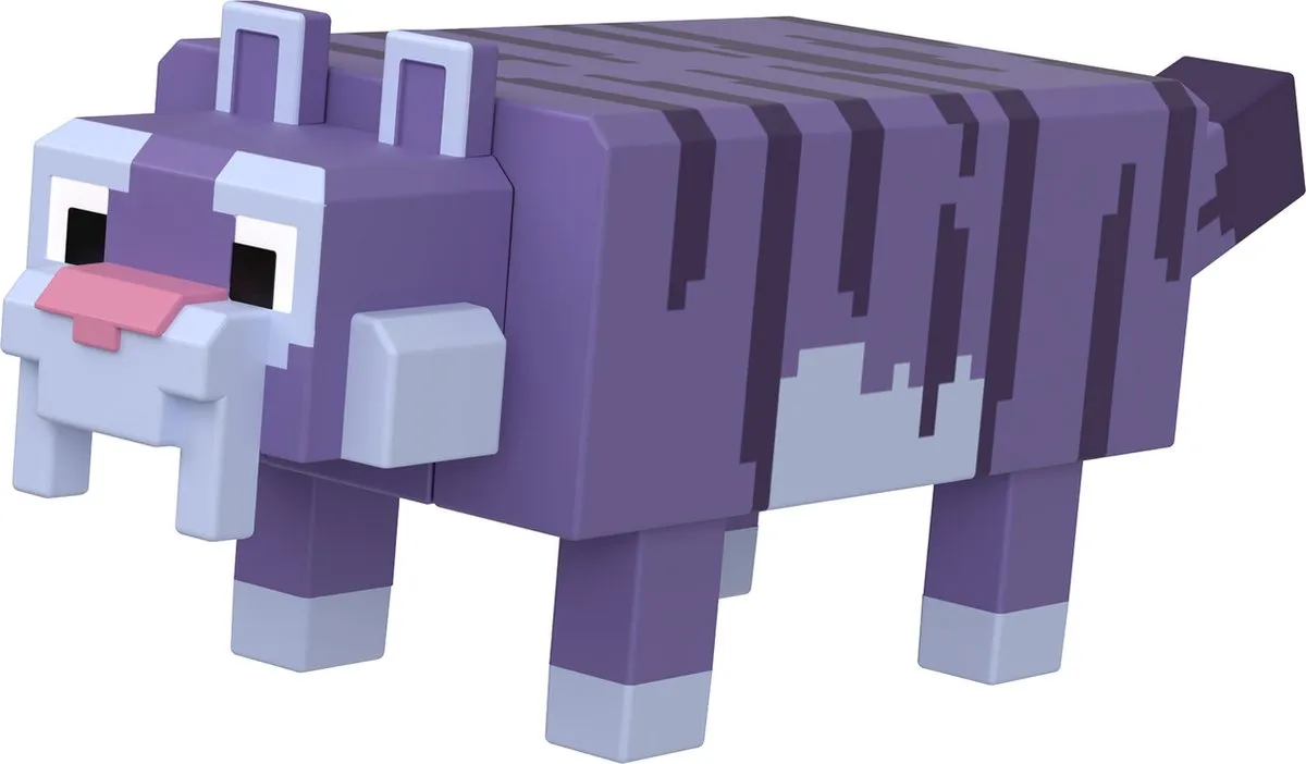 Mattel Minecraft Legends Regal Tiger Action Figure - Zwart