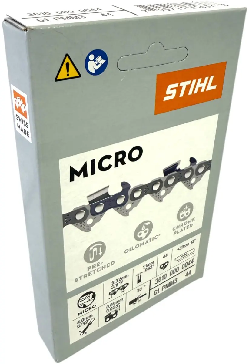 Stihl Picco Micro Mini 3 Zaagketting 3/8" P 1,1mm - 3 Stuks