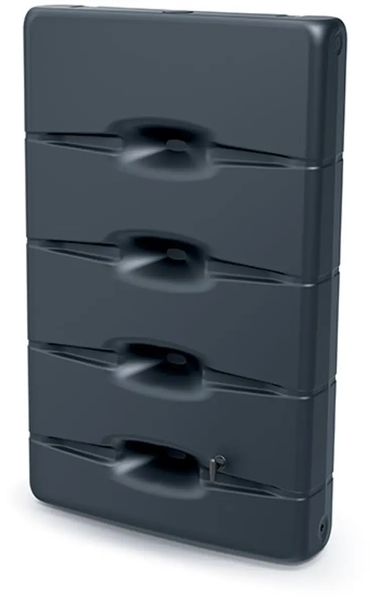 Prosperplast Aqua Wall Regenton 400L - Antraciet - afbeelding 6 van 6