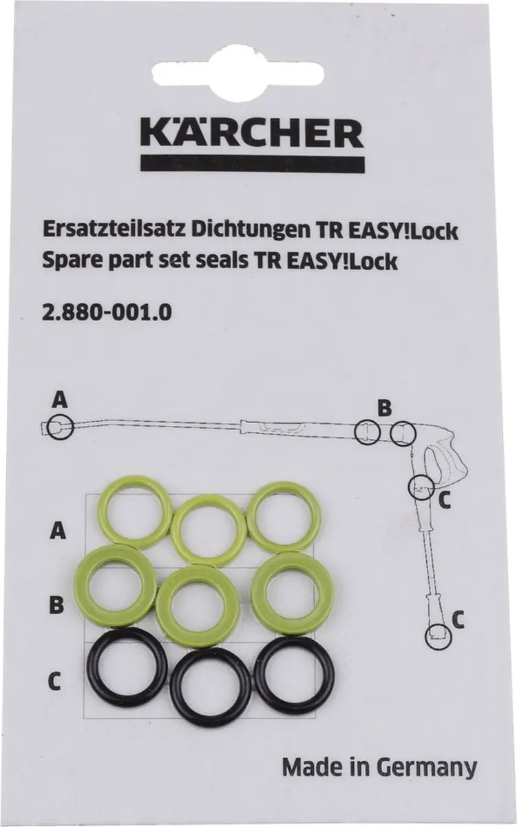 Kärcher TR EASY!LOCK Onderdelenset Afdichtingen