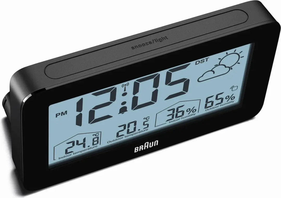 Braun BC13BP-DCF Weerstation - Zwart