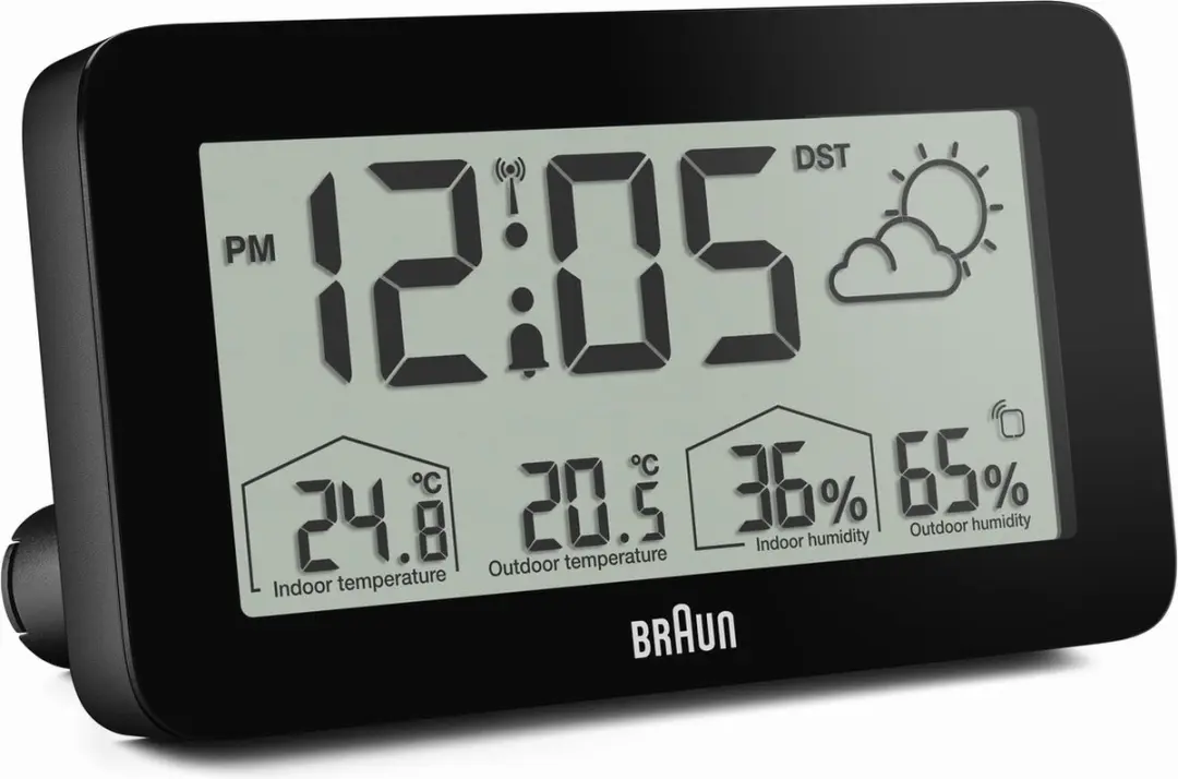 Braun BC13BP-DCF Weerstation - Zwart