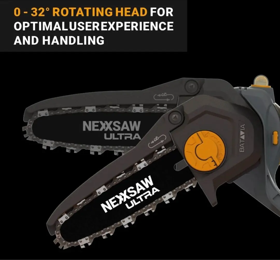 Batavia 18V Nexxsaw Brushless Kettingzaag 7" - 4.0Ah Accu - afbeelding 6 van 6
