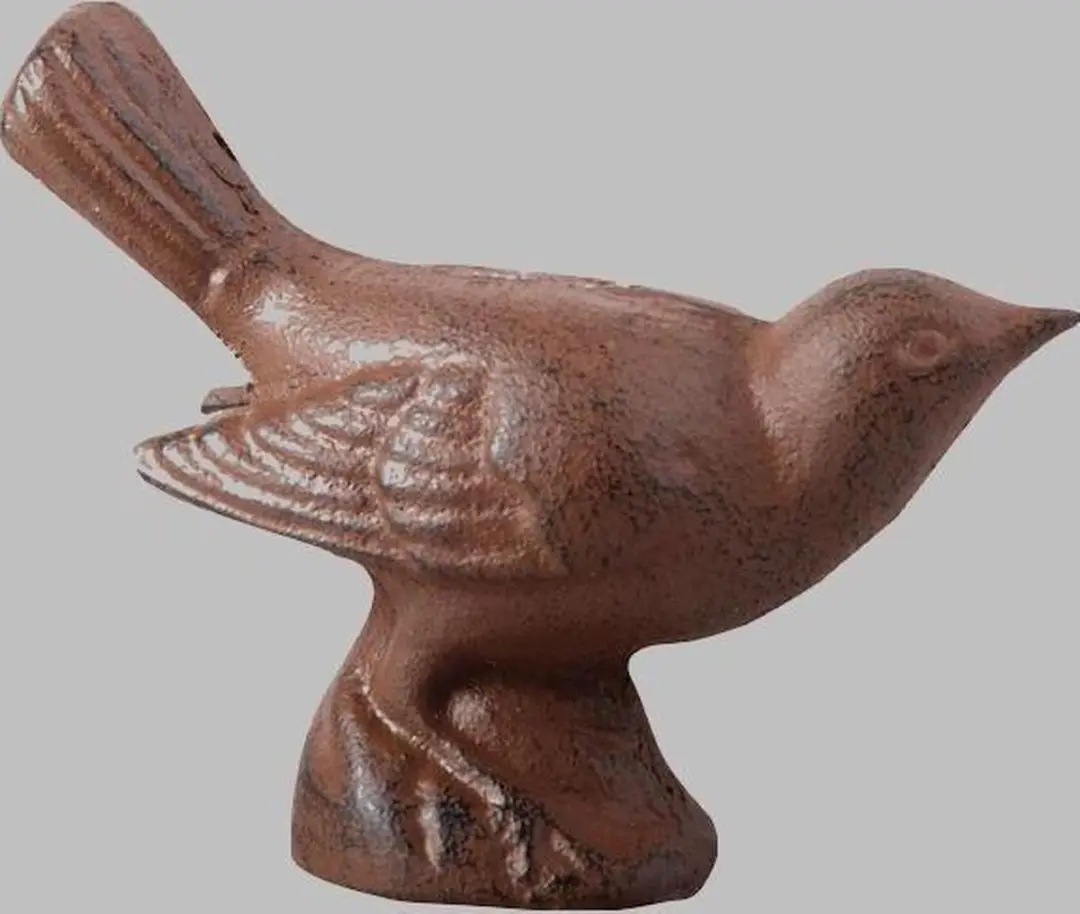 Esschert Design Vogel Gietijzer - Bruin - afbeelding 6 van 6