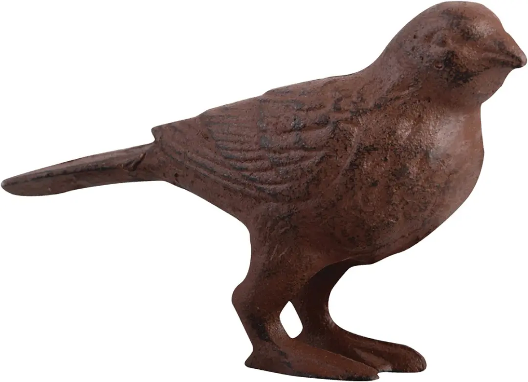 Esschert Design Vogel Gietijzer - Bruin