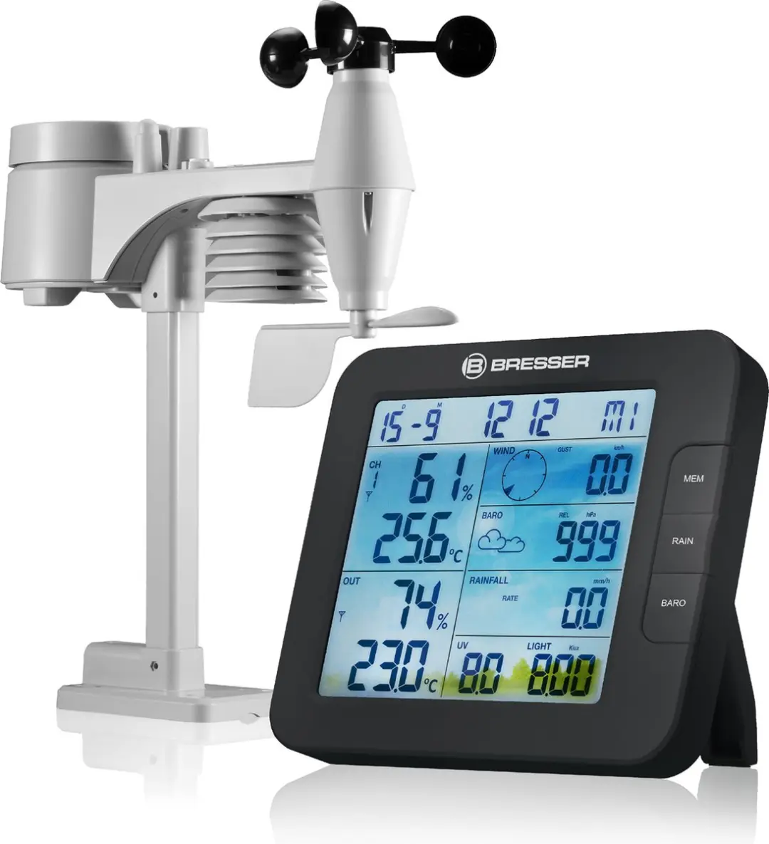 Bresser Weerstation Tuya ClimateConnect 7-in-1 Sensor