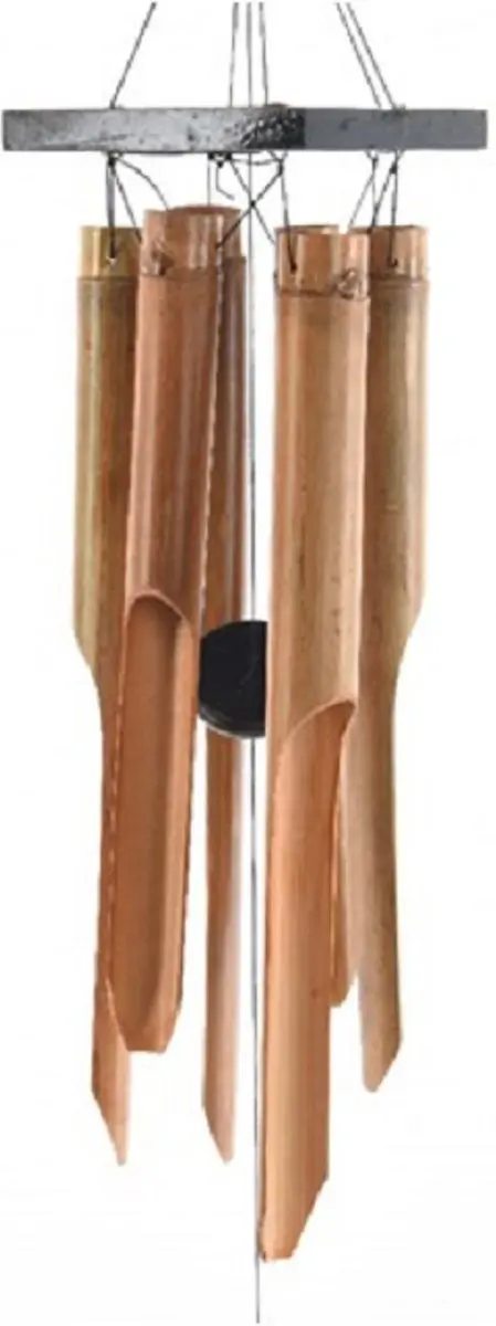 Decoris Houten Windgong 6 Buizen 120cm