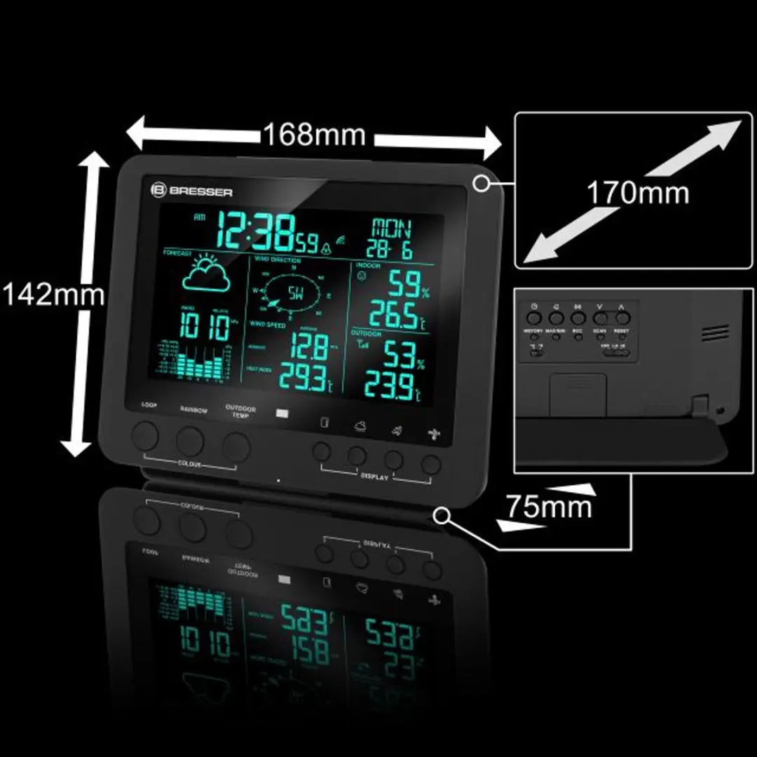 Bresser Weerstation 5-in-1 - Zwart