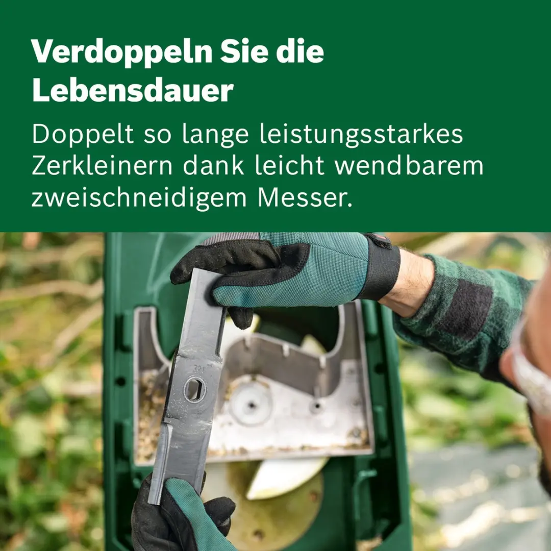 Bosch AXT Rapid 2000 Tuinhakselaar 2000W - 35mm takdikte