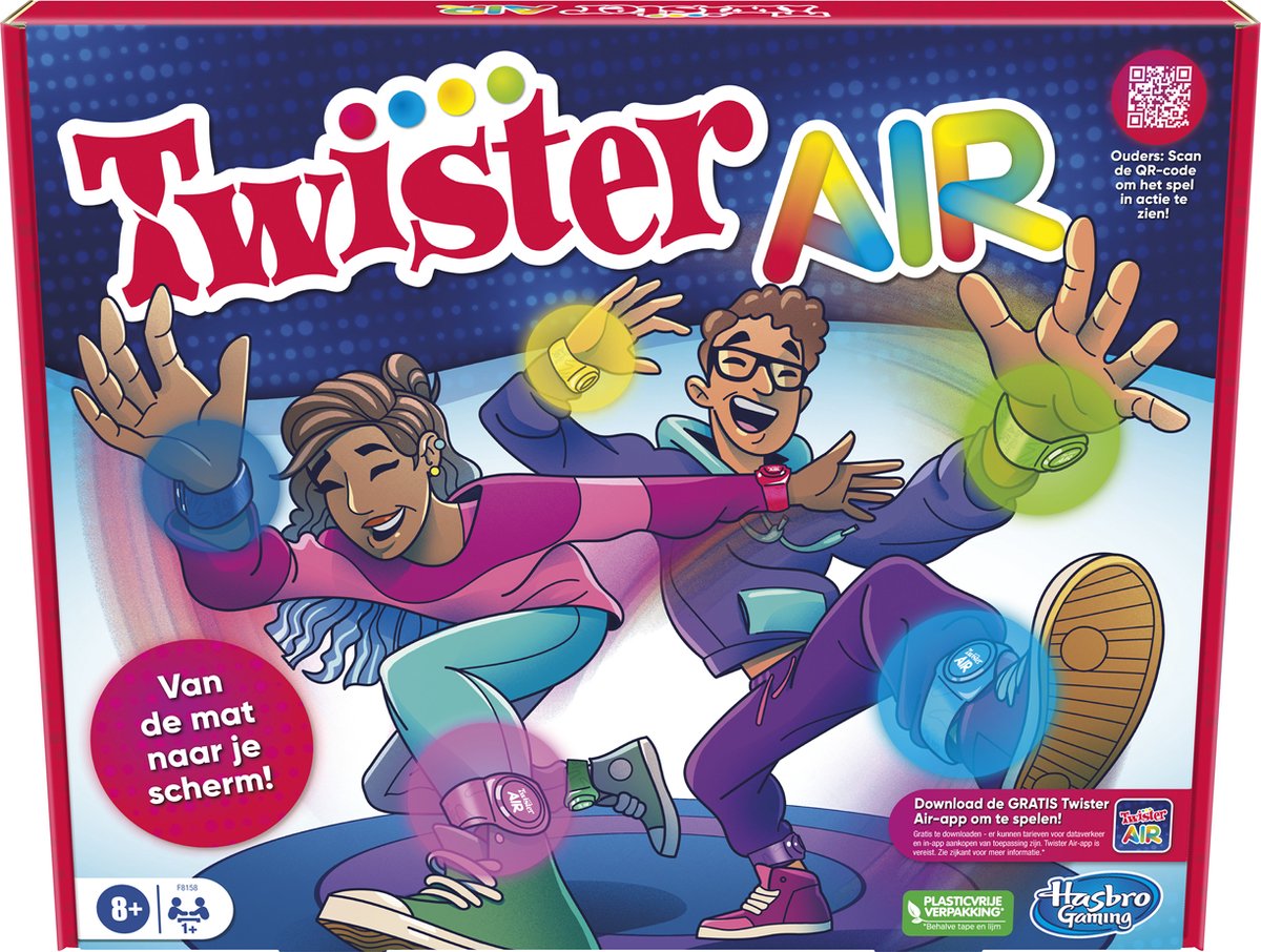 Hasbro TWISTER AIR - Interactief spel voor kinderen vanaf 8 jaar