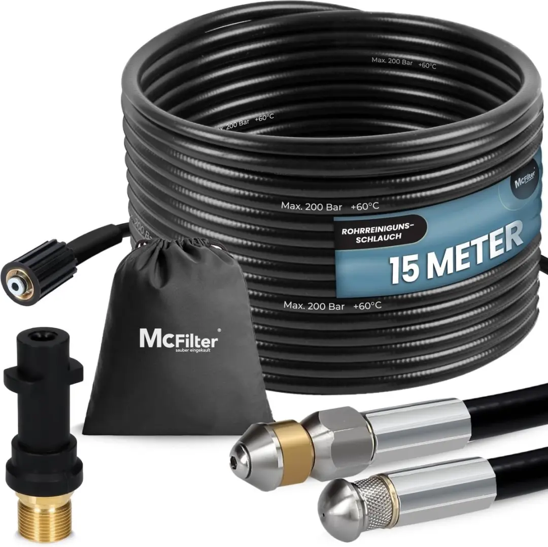Kranzle Rioolslang 15m met adapter - o.a. Kärcher