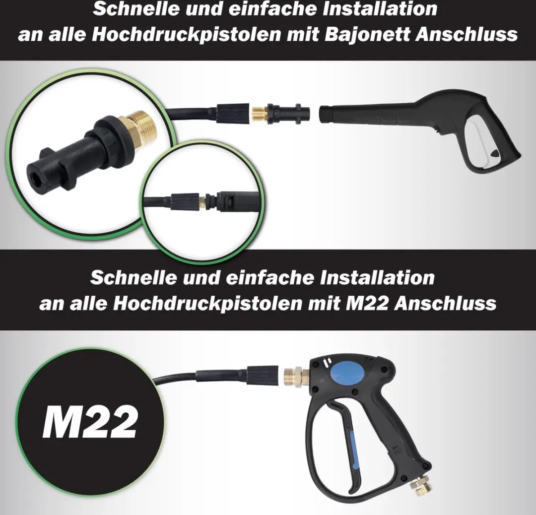 Kranzle Rioolslang 15m met adapter - o.a. Kärcher