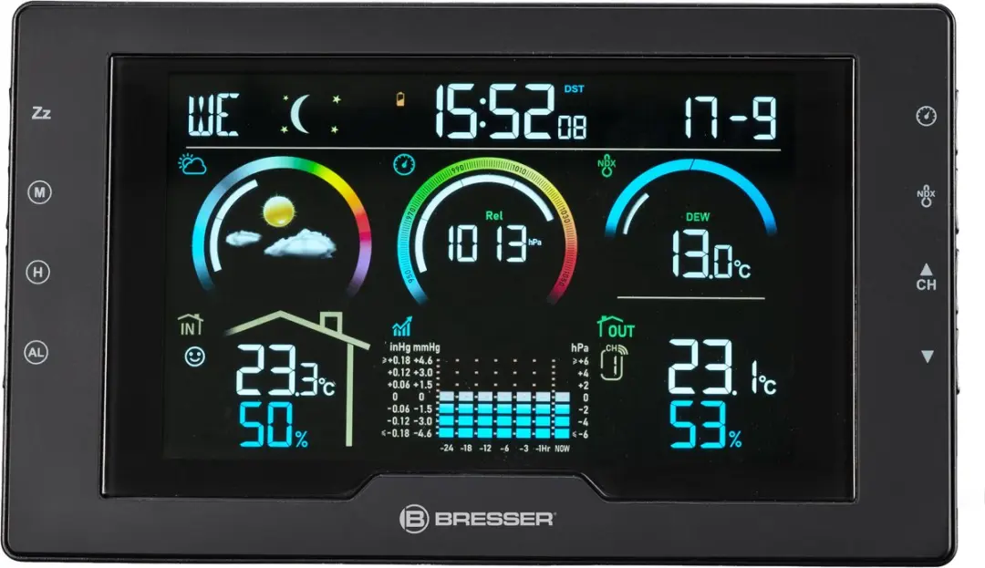 Bresser Cumulus Draadloze Thermo-Hygro Sensor - Zwart