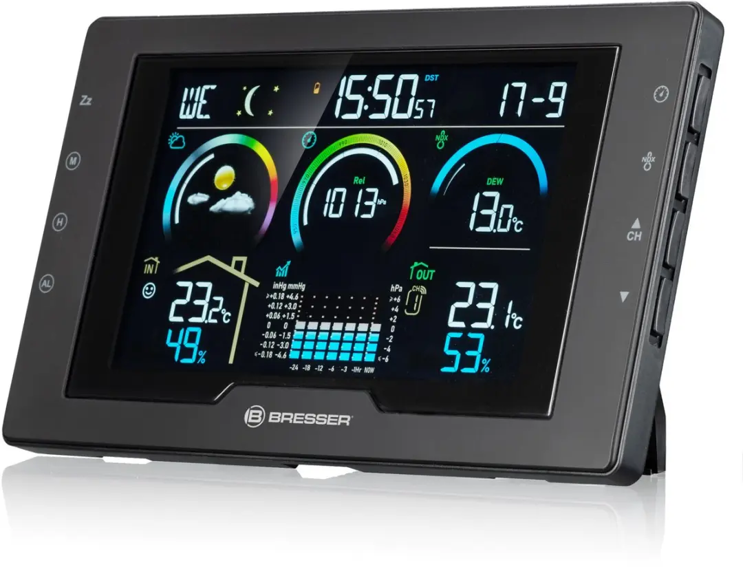 Bresser Cumulus Draadloze Thermo-Hygro Sensor - Zwart