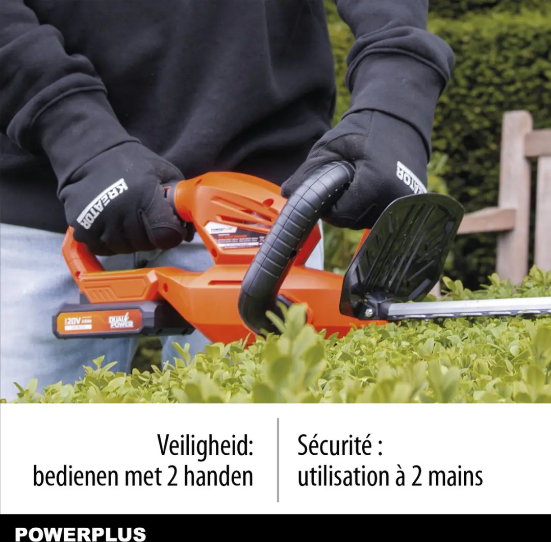 Powerplus Dual Power POWDPG7531 Accu-heggenschaar 20V - 580mm