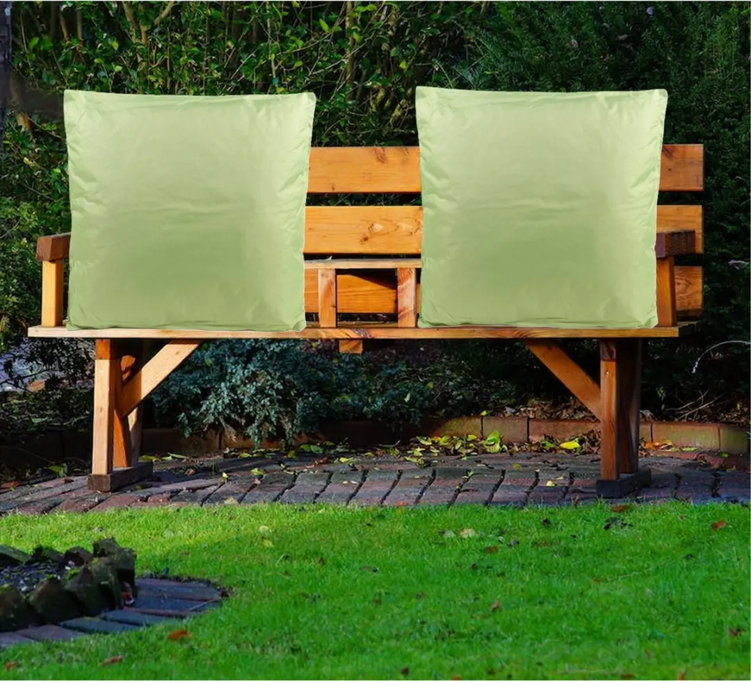 Anna's Collection Buitenkussens Mintgroen 4 Stuks - 60x60cm