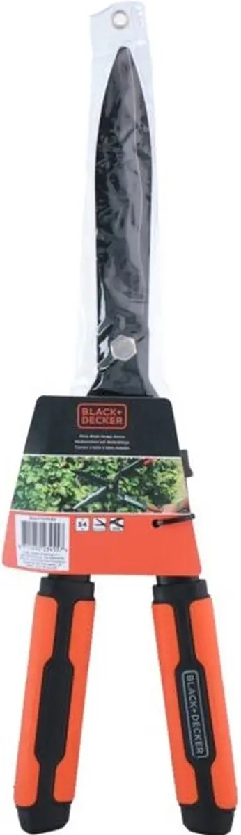 BLACK+DECKER Heggenschaar 53cm - Golvende Bladen - Zwart/Oranje