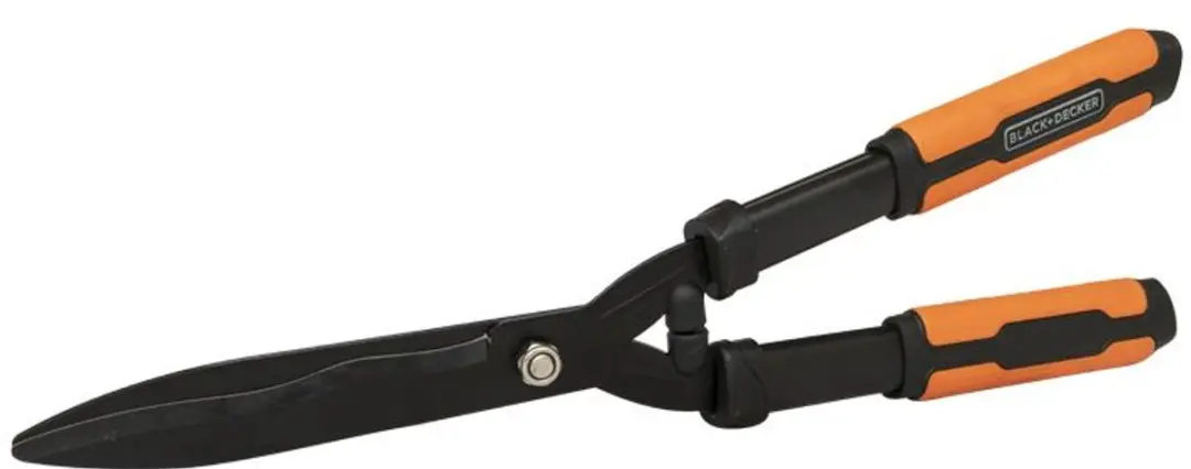 BLACK+DECKER Heggenschaar 53cm - Golvende Bladen - Zwart/Oranje