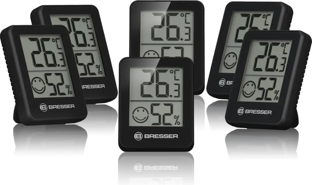 Bresser ClimaTemp Hygro Indicator Set 6 Thermo-/Hygrometers