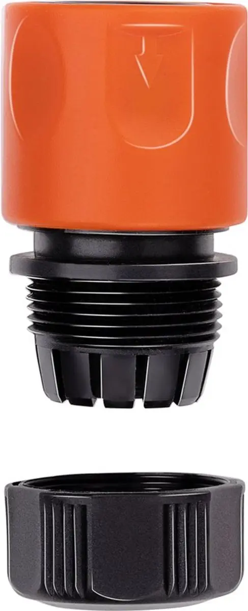 BLACK+DECKER Tuinslangkoppelingen Set 4 Stuks - 2x Waterstop