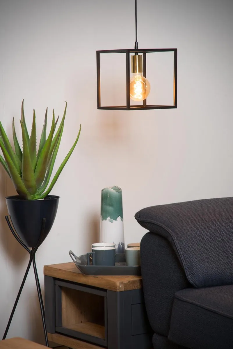 Lucide Ruben Hanglamp E27 - Zwart