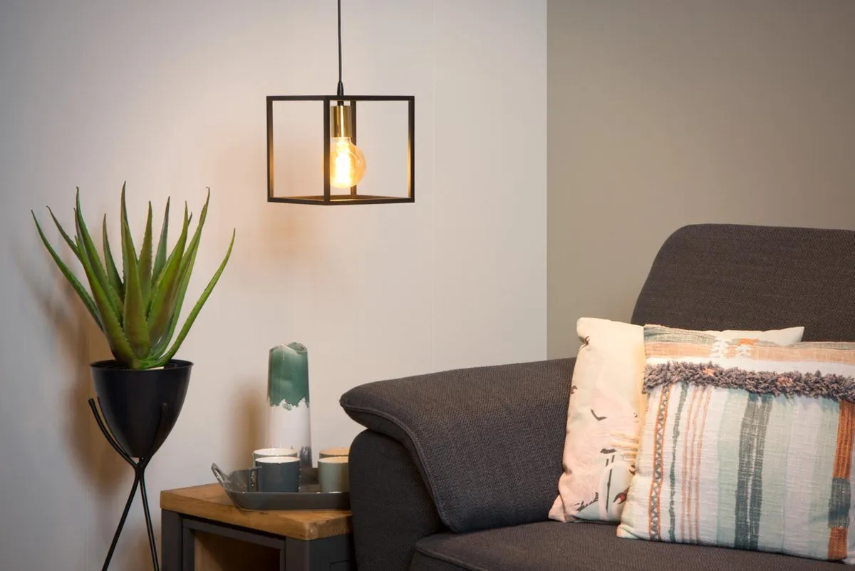 Lucide Ruben Hanglamp E27 - Zwart