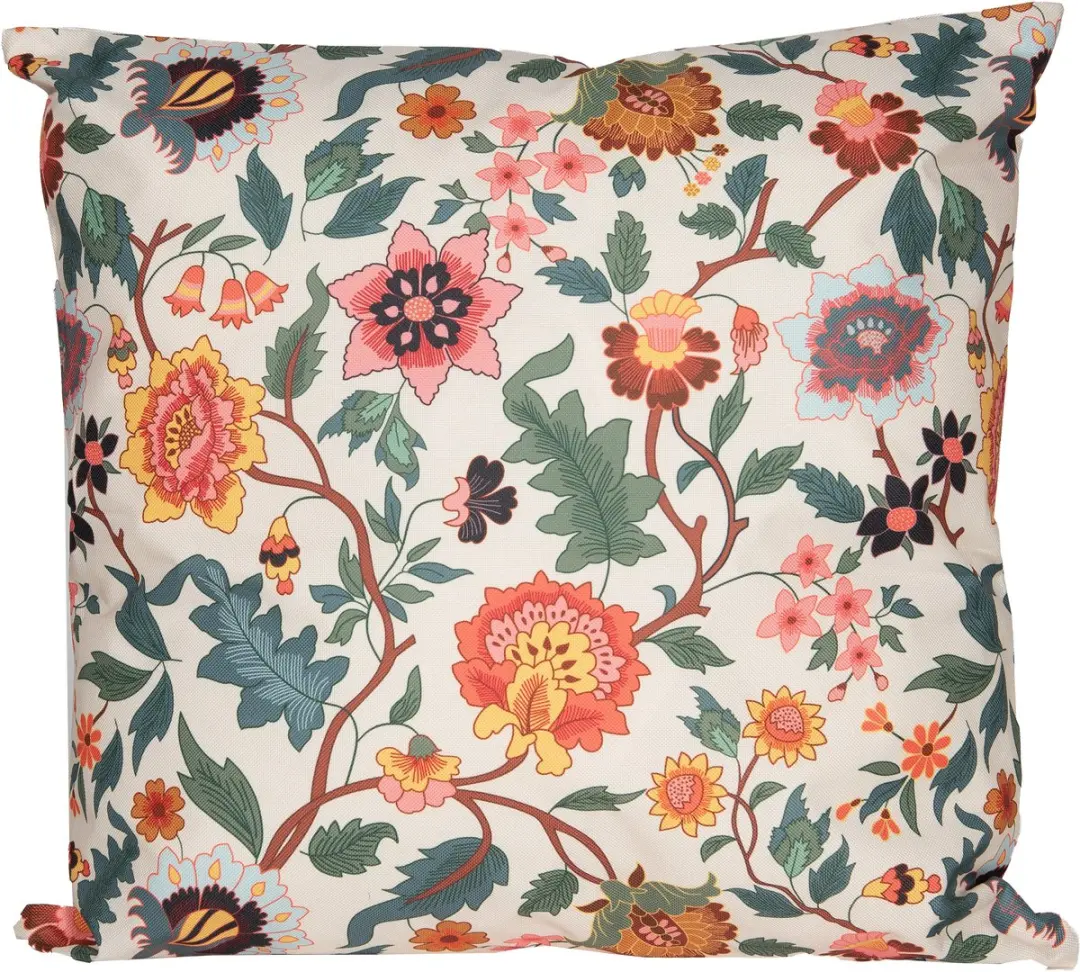 Anna's Collection Buitenkussen Vintage Bloemen 60x60cm