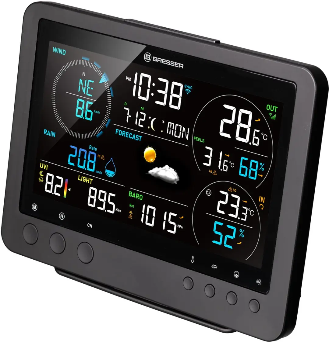 Bresser Bise 8-in-1 Weerstation - Wifi - Zwart