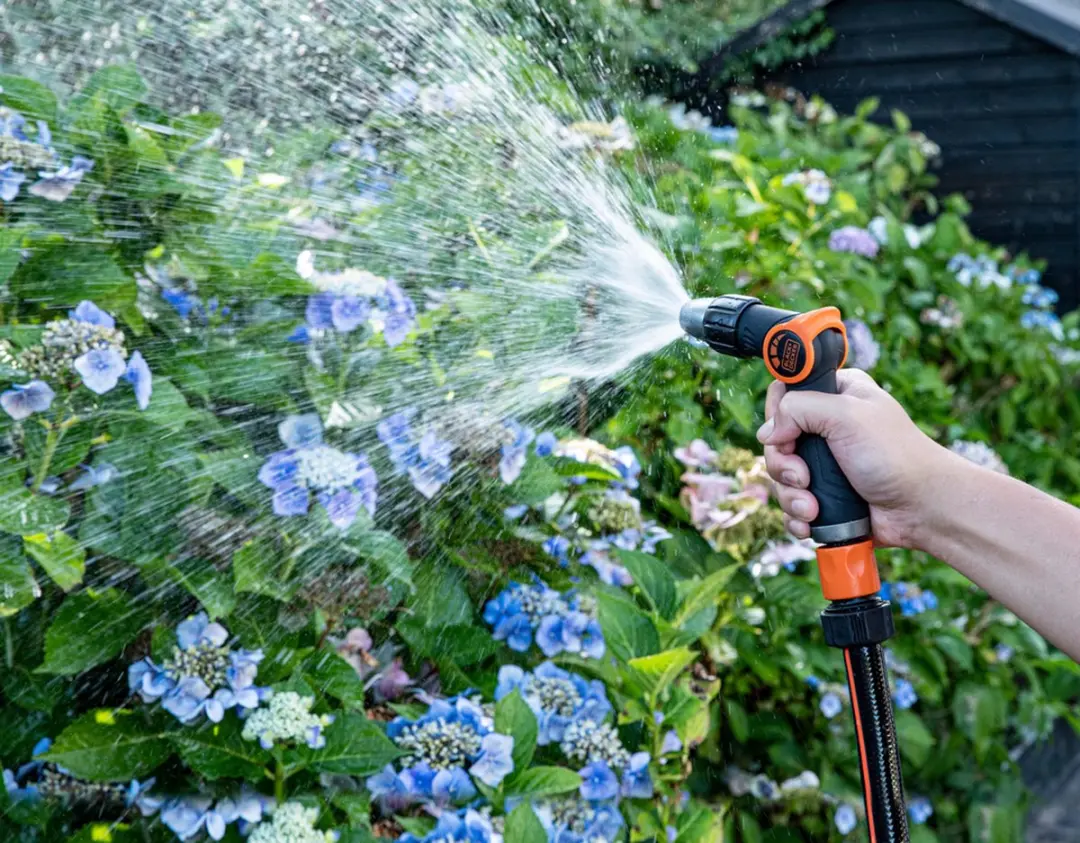 BLACK+DECKER Sproeikop 3 standen - Universeel - Zwart/ Oranje - afbeelding 6 van 6