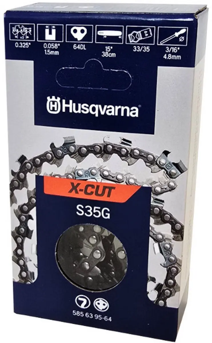 Husqvarna X-Force Kettingzaagzwaard 38cm - 2 Kettingen