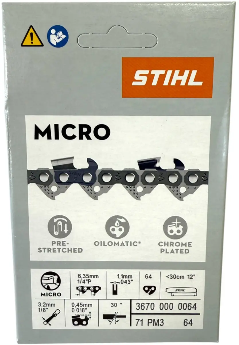 Stihl Zaagketting 1/4" P Picco Micro 3 PM3 1,1mm - 30cm - 1 Stuk
