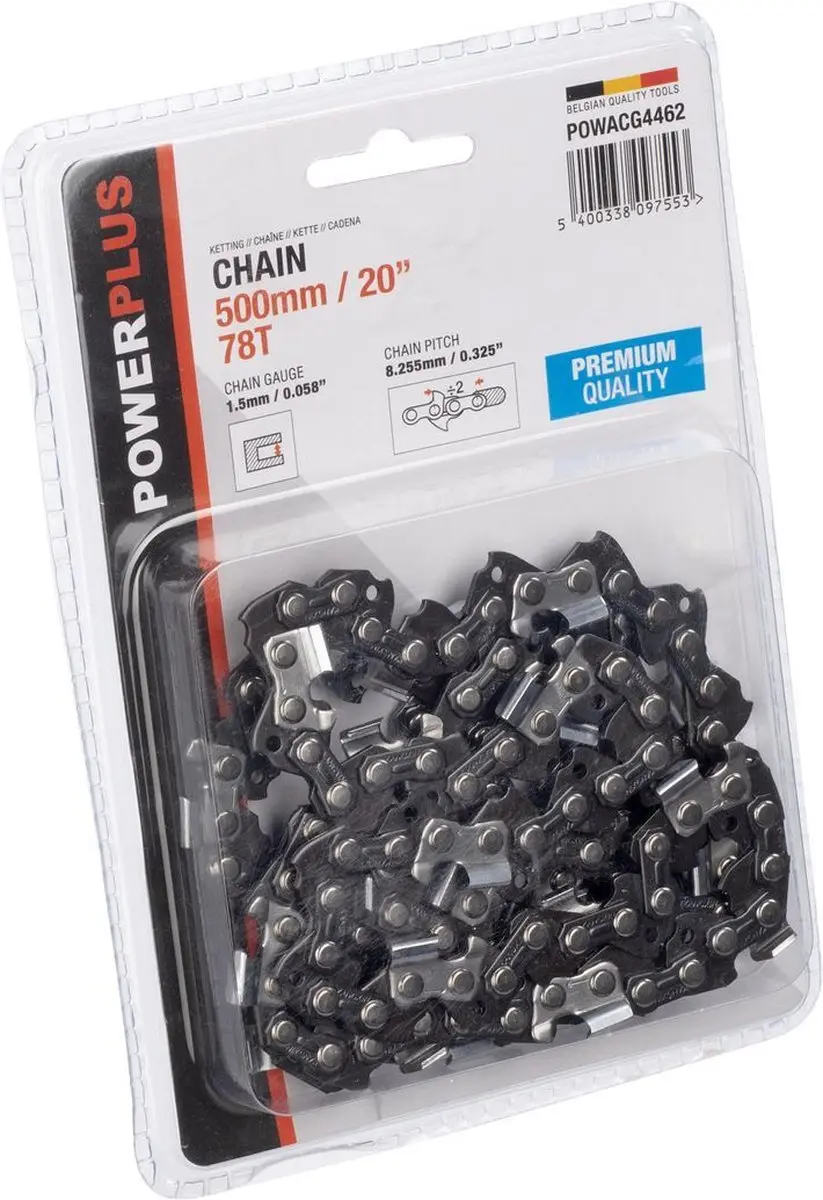 Powerplus POWACG4462 Ketting 20" - 78T - 500mm