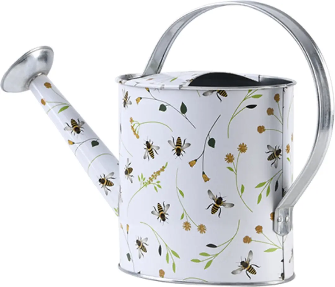 Esschert Design Gieter met bijenprint 1.88L - Meerkleurig