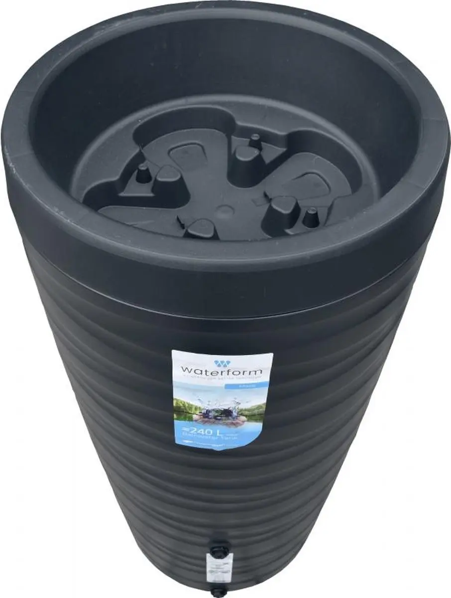 Prosperplast Vaze Regenton 2-in-1 240L - Antraciet